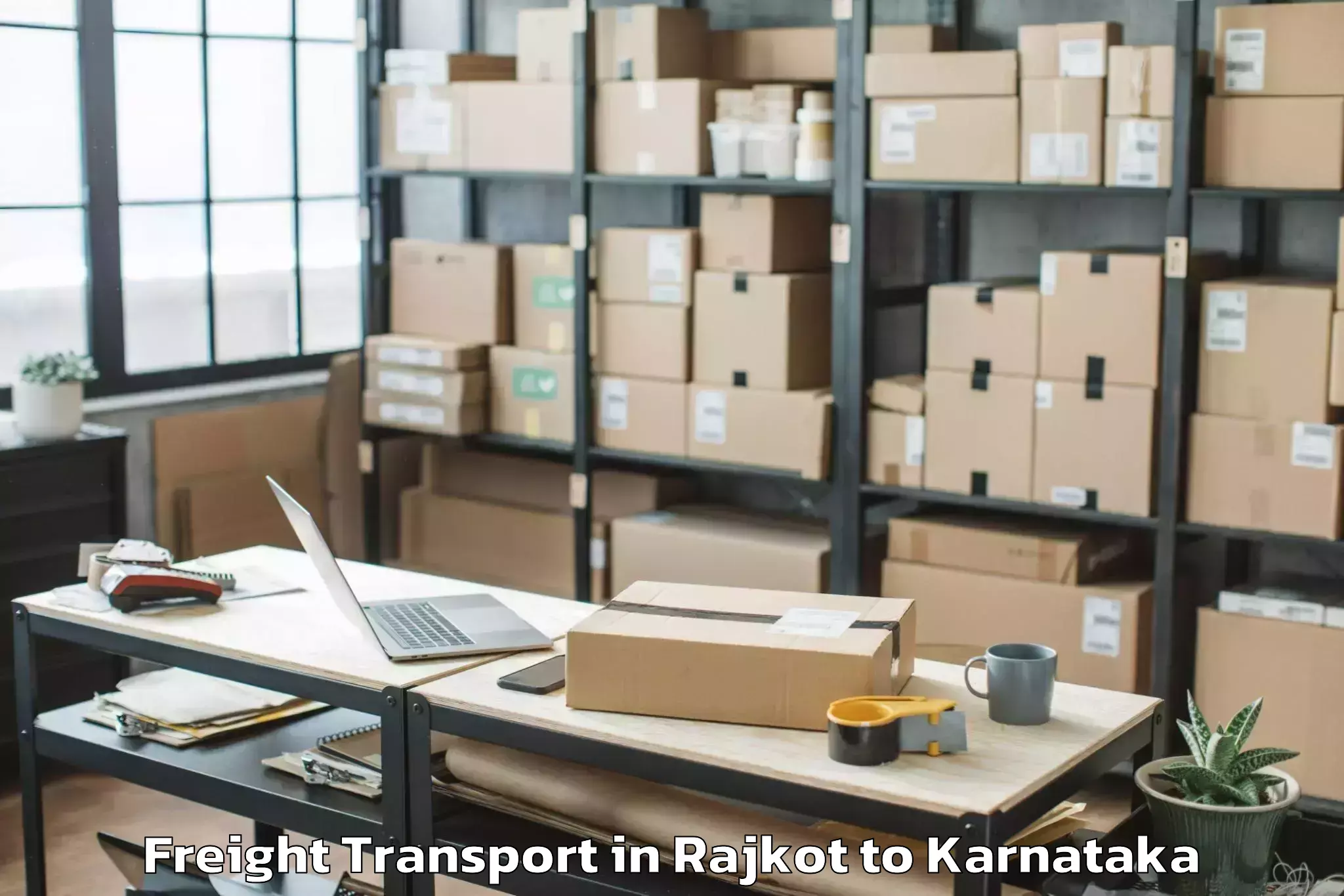 Quality Rajkot to Rabkavi Freight Transport